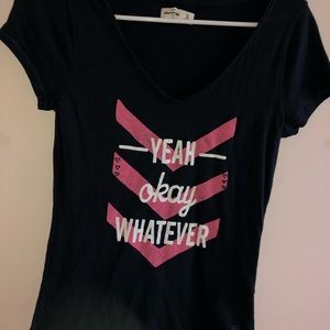 abercrombie kids “yeah okay whatever” shirt